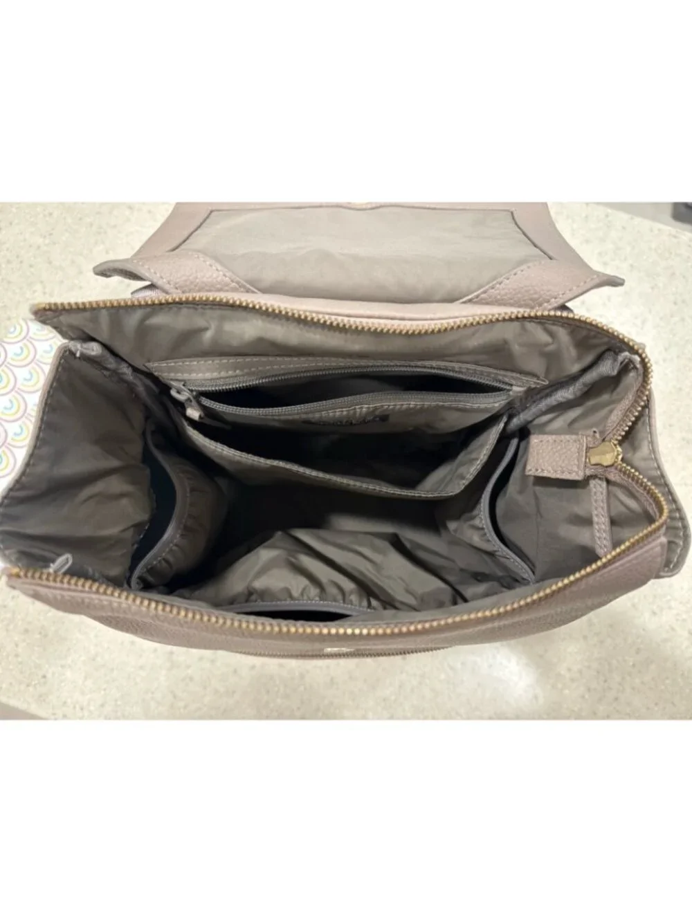 Freshly Picked Mini Classic Diaper Bag, Aspen + Itzy Ritzy Wipe pouch